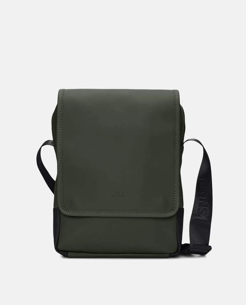 

Сумка Trail Reporter Bag с водонепроницаемым клапаном и сумкой-мессенджером Rains, зеленый