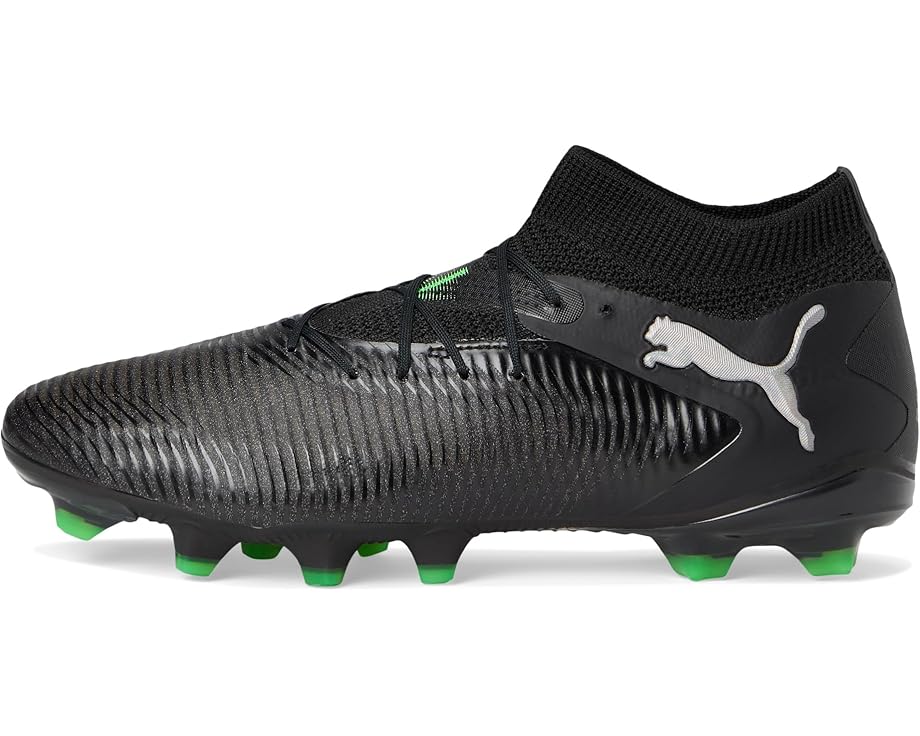 Кроссовки PUMA Future 8 Pro Firm, Artificial Ground Soccer Cleats, цвет Puma Black-Cool Light Gray-Fluo Green — фото 4