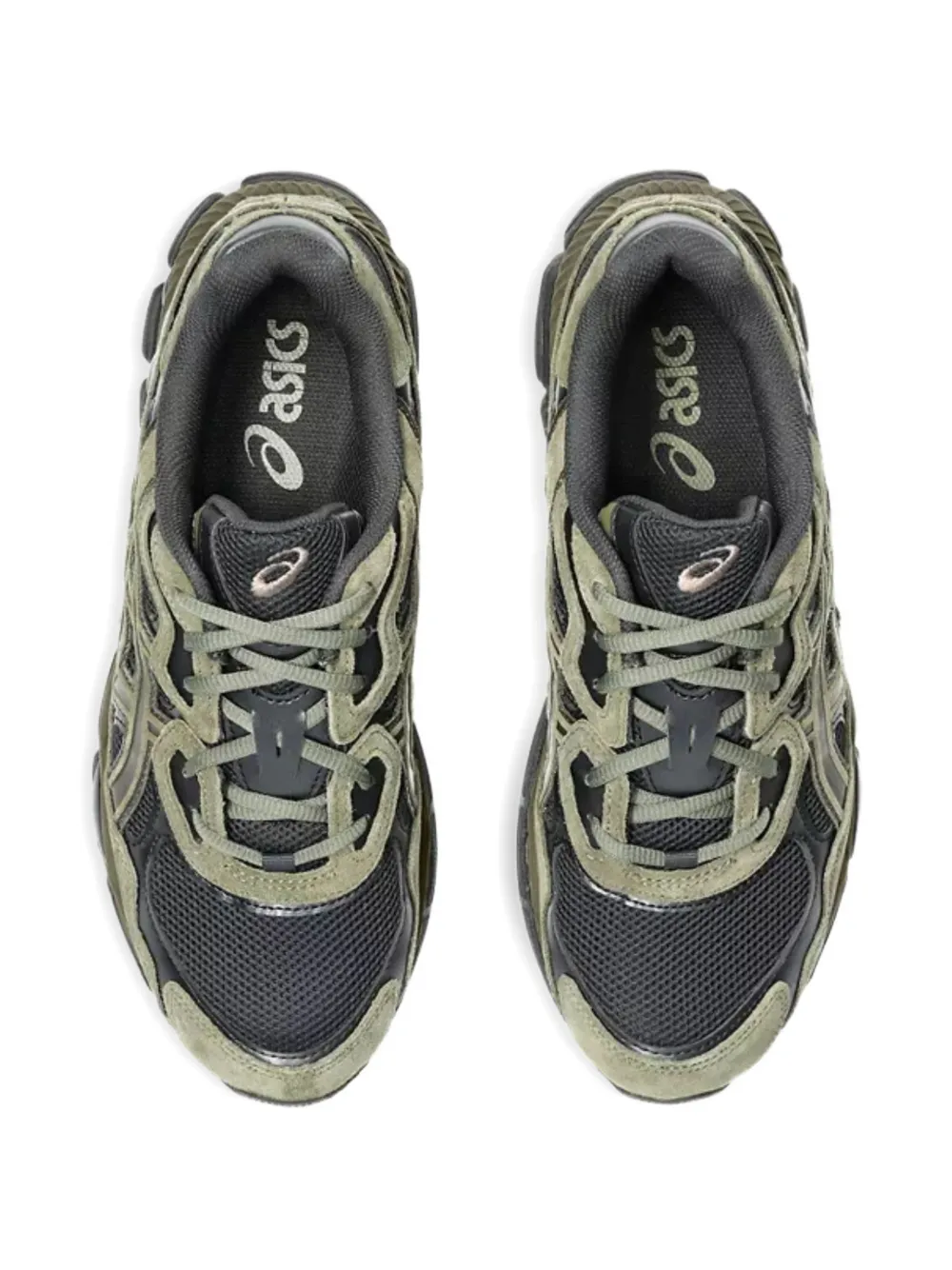 Кроссовки Gel-NYC с контрастными вставками Asics, зеленый — фото 4