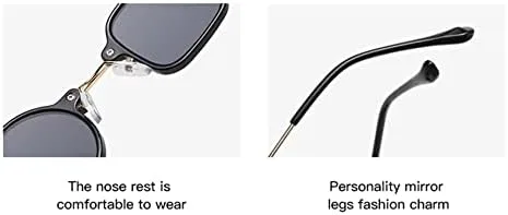 

Солнцезащитные очки для женщин, круглые солнцезащитные очки в стиле ретро, ​​солнцезащитные очки для мужчин с защитой от УФ-излучения UV400 MTZJH, Black Blue