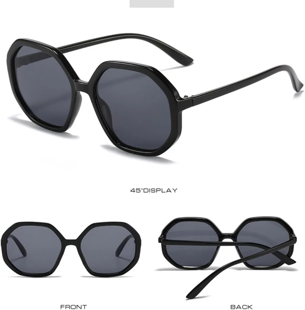 

Популярные солнцезащитные очки Polygon для женщин, модные винтажные очки конфетных цветов, мужские солнцезащитные очки с градиентом UV400 VVTWSSW, Leopard Tea