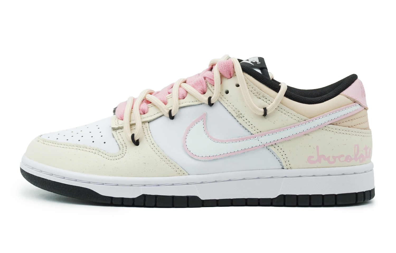 

Кроссовки Nike Dunk Skateboard Shoes Women's Low-Top White Pink