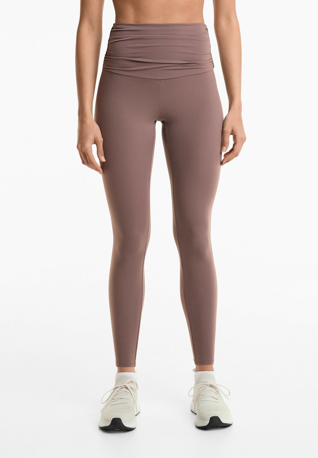 

Леггинсы COMFORTLUX HIGH RISE ANKLE-LENGTH WITH GATHERED WAIST OYSHO, светло-коричневый