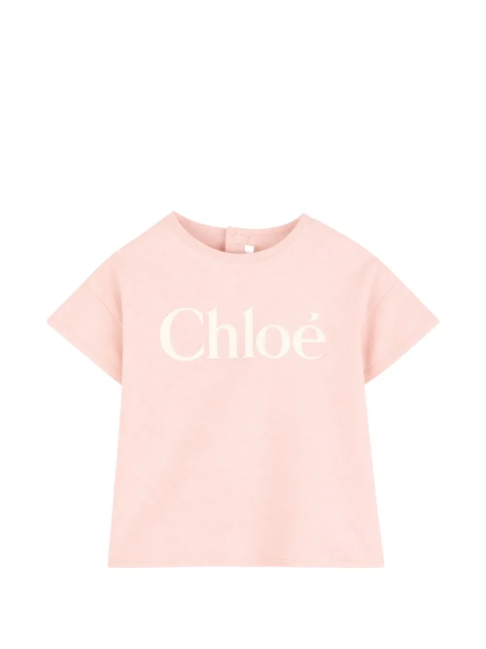 Футболка с логотипом Chloe, розовый