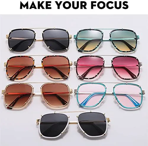 

Винтажные солнцезащитные очки для женщин, мужские солнцезащитные очки, женские ретро-очки с градиентным покрытием и защитой от УФ-излучения UV400 MTZJH, Blue