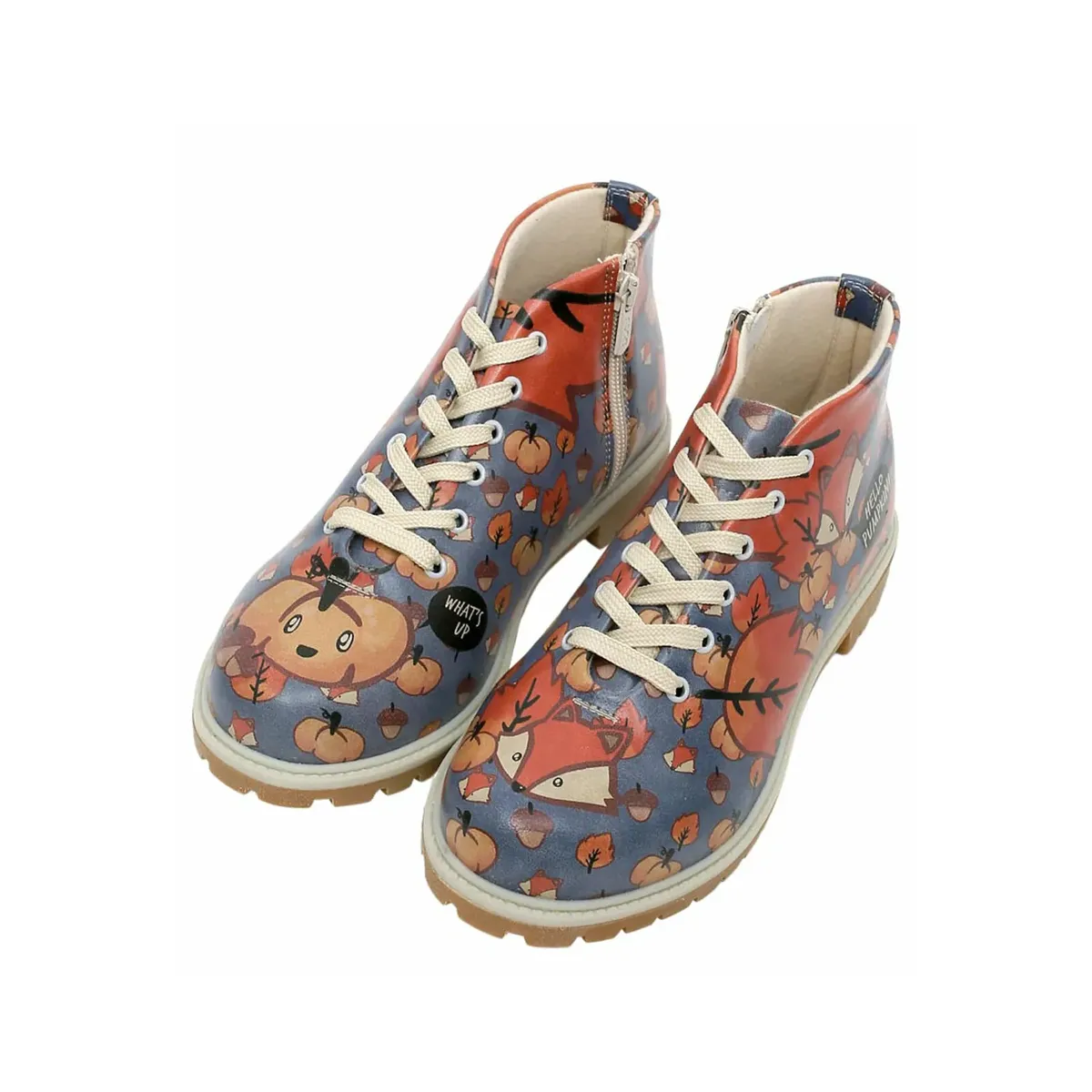 DOGO Boots "Женские укороченные ботинки Hello Pumpkin Vegan Женские ботинки / женские", Vegan, синий — фото 2