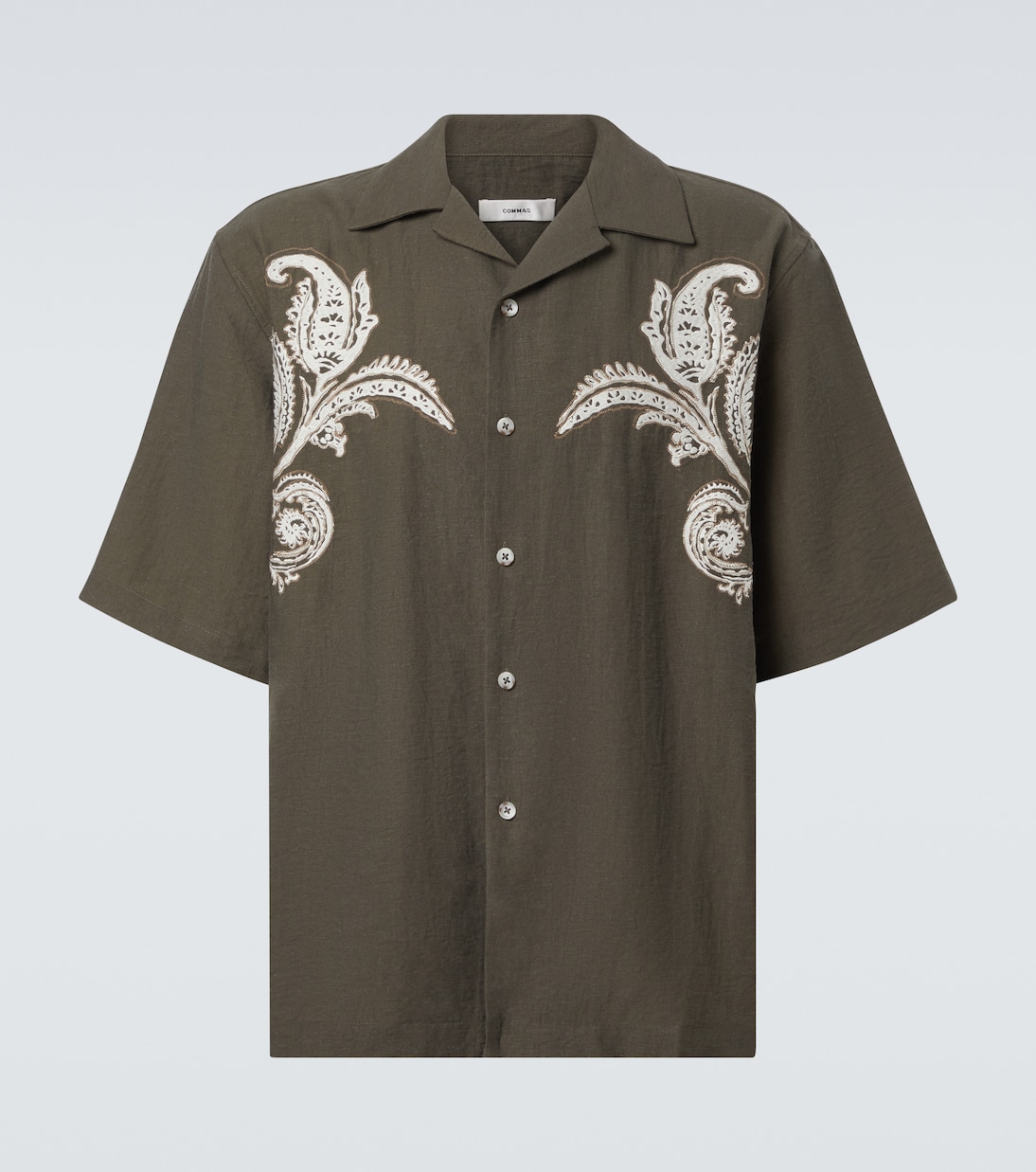 

Вышитая рубашка Commas, Dark Taupe