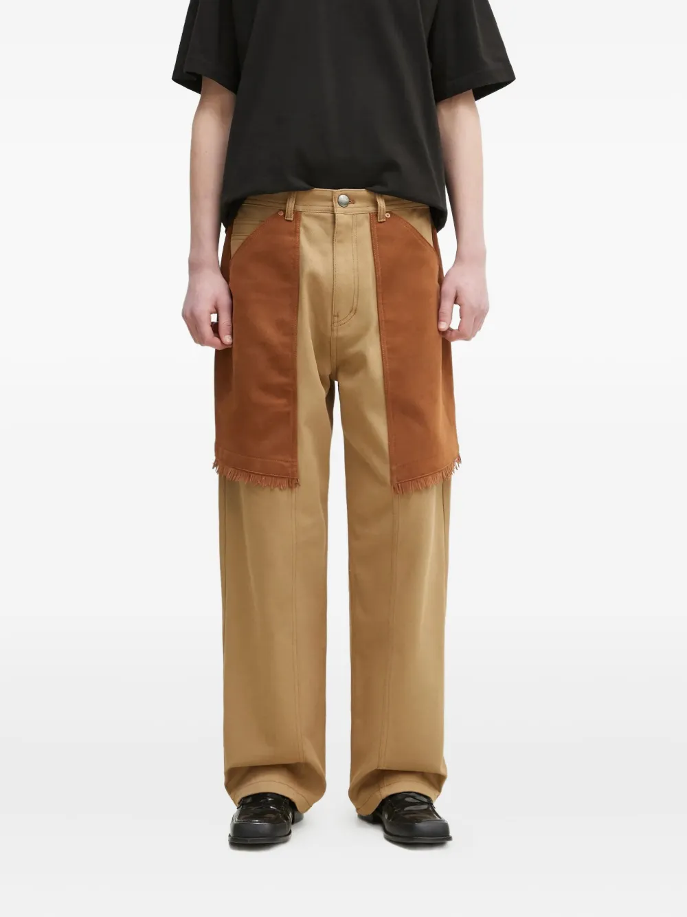 

Джинсы с бахромой Andersson Bell, нейтральный