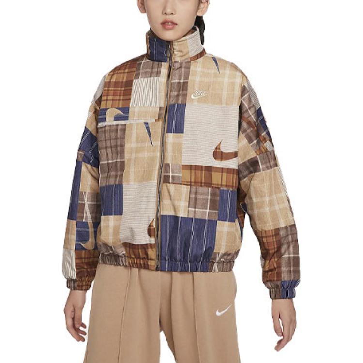 Куртка Nike Sportswear Puffer, коричневый — фото 4