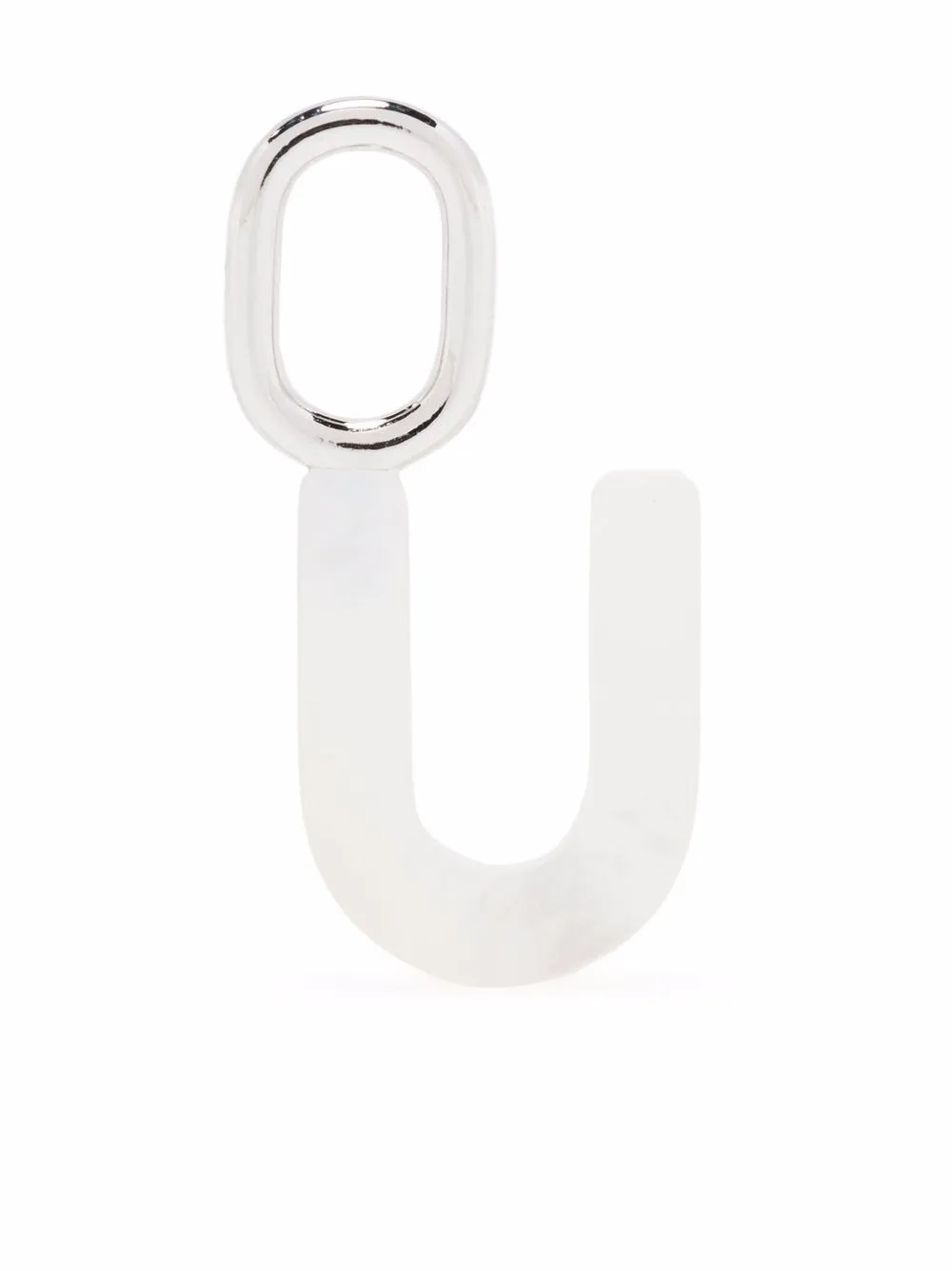 

Подвеска Lucid Letter U из позолоченного серебра Maria Black, белый
