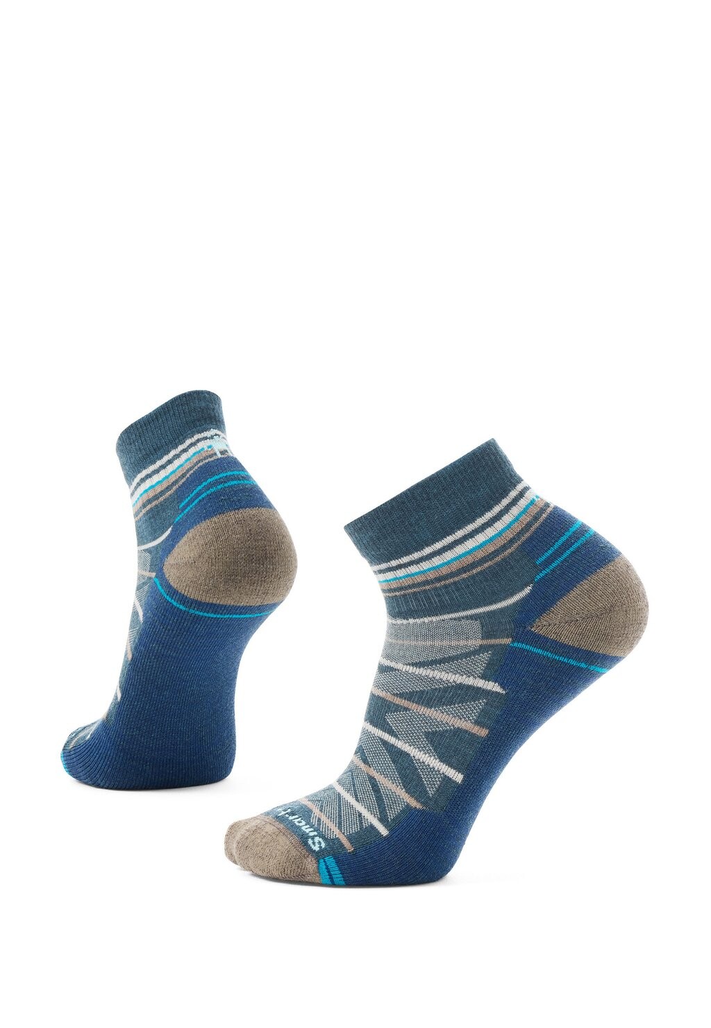 

Спортивные носки HIKE LIGHT CUSHION PATTERN ANKLE Smartwool, светло-голубой