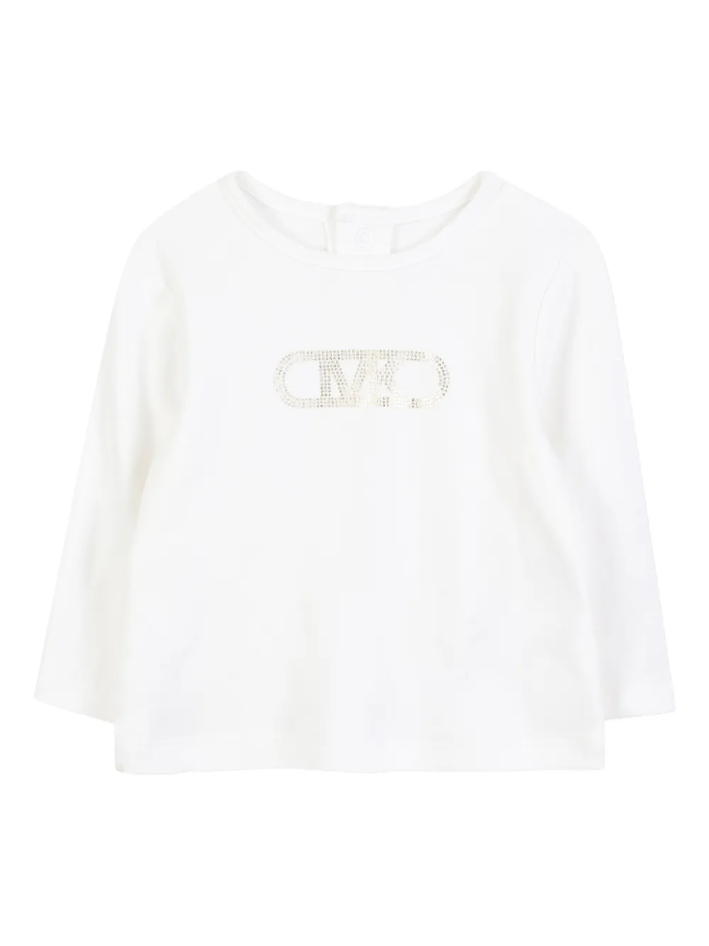 Комплект из топа и юбки с узором MK Empire Michael Kors Kids, нейтральный — фото 4