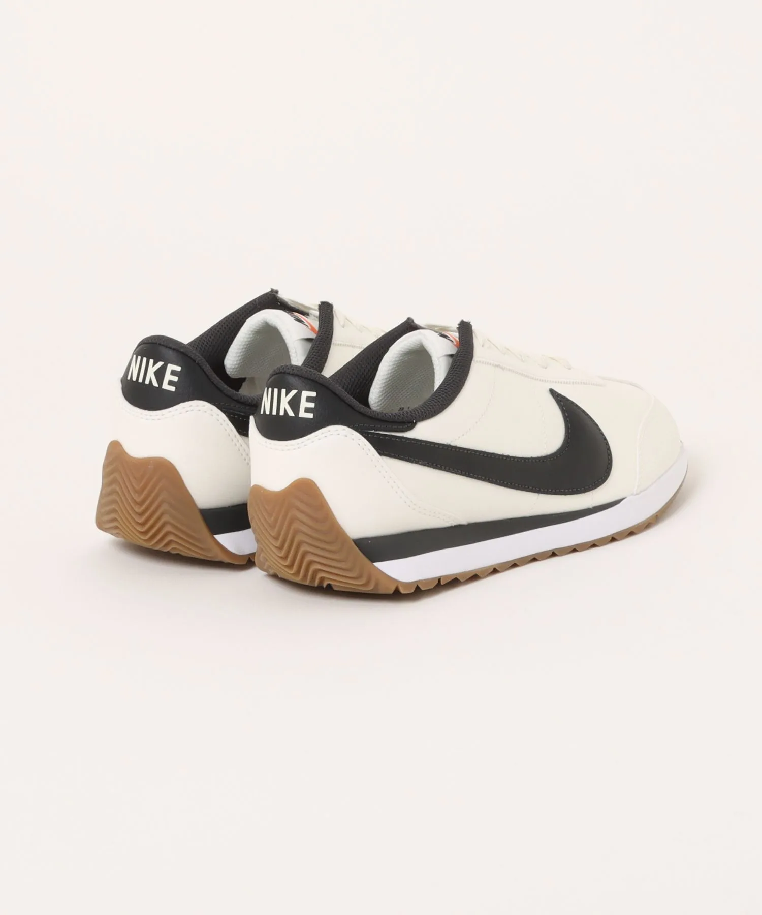 Мужские кроссовки из натуральной кожи Nike Pacific Leather черно-белые — фото 2