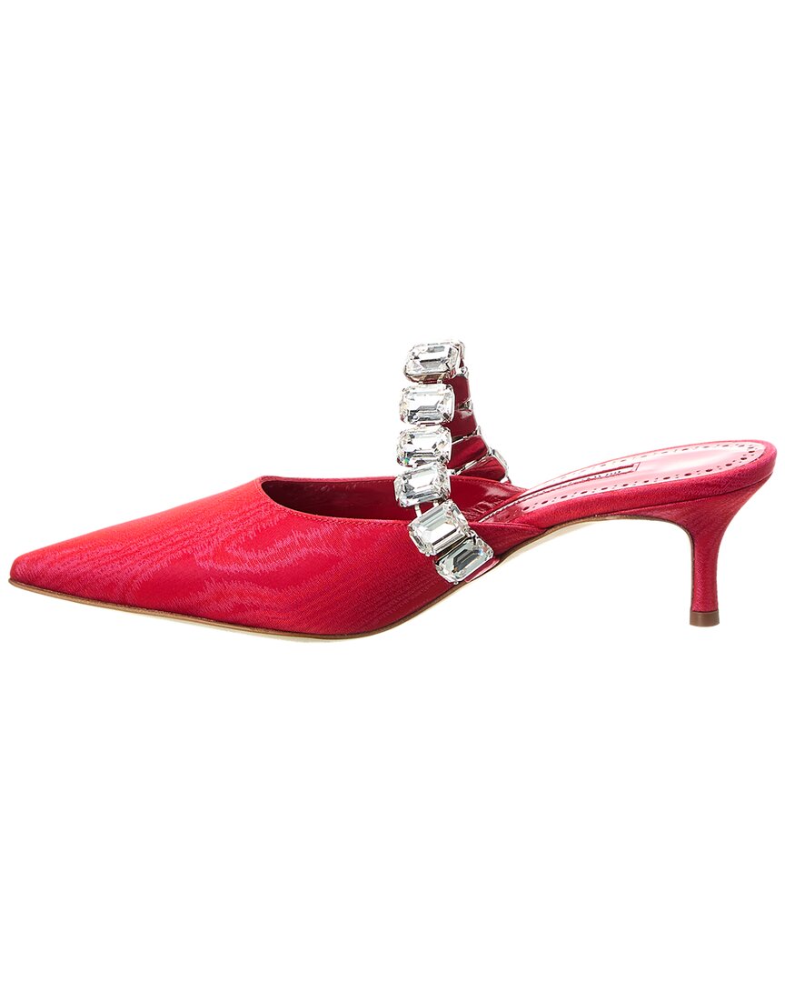 Manolo Blahnik Humibamu 50 Мюли, красный — фото 2