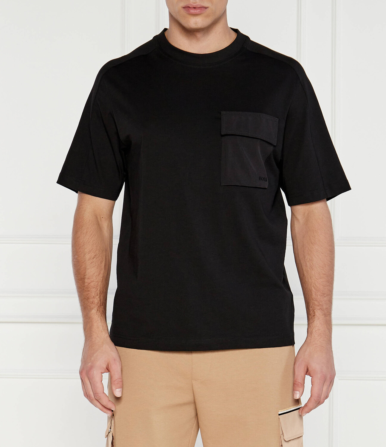 

Футболка BOSS ORANGE Relaxed fit, черный