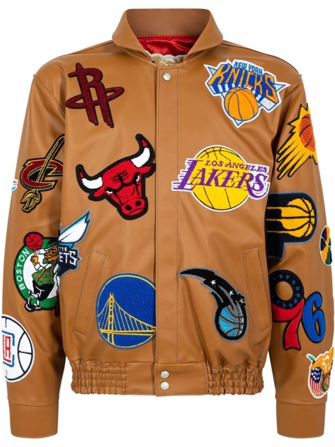 

Jeff Hamilton куртка Collage из коллаборации с NBA, коричневый