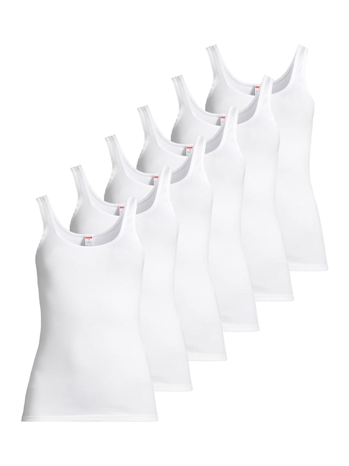 

Conta Нижняя рубашка / Ребристый топ белого цвета