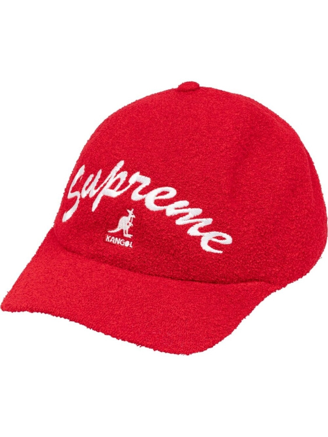

Supreme кепка Bermuda Spacecap из коллаборации с Kangol, красный