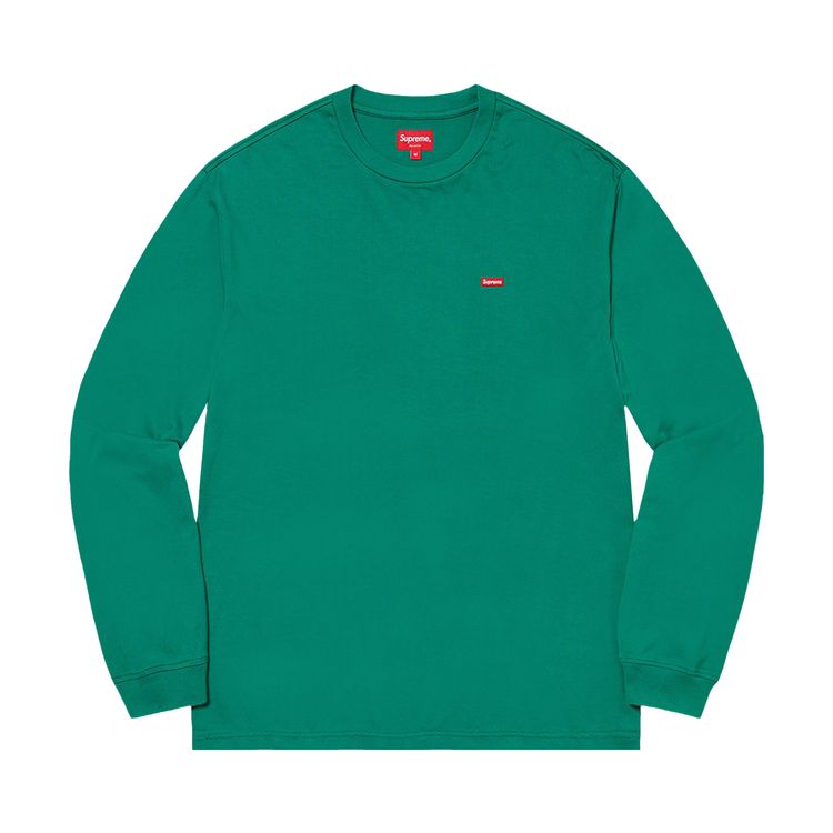 

Футболка Supreme Small Box Long-Sleeve Tee Light Pine, зеленый