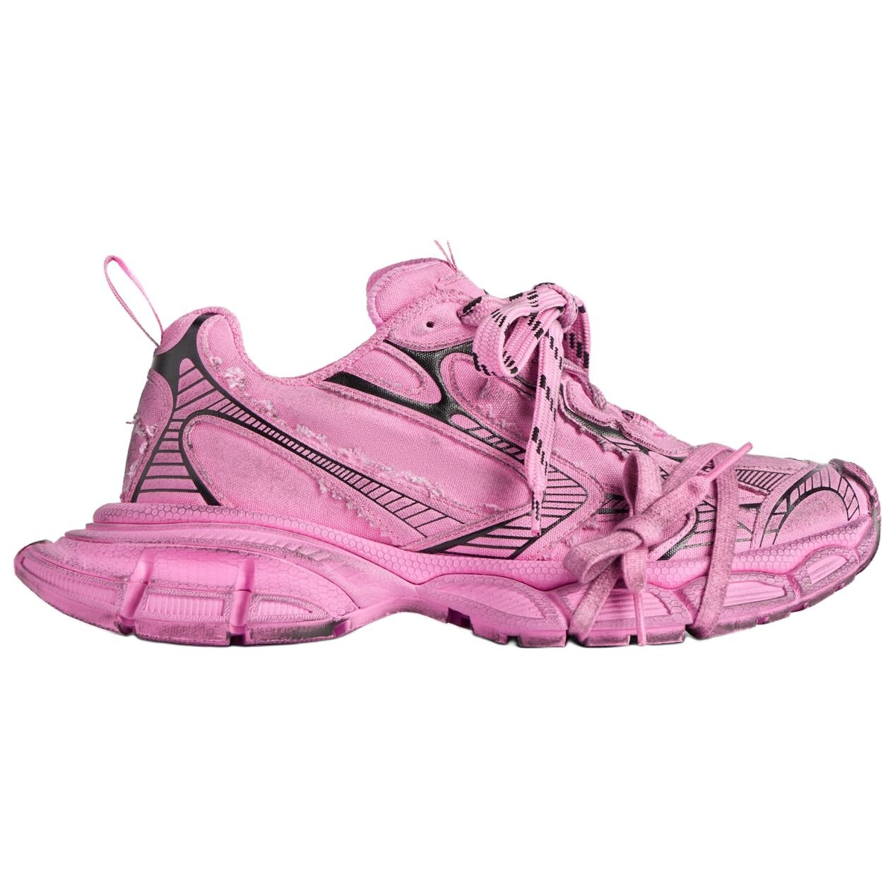 Кроссовки женские Balenciaga 3XL Chunky Sneakers, розовый — фото 2