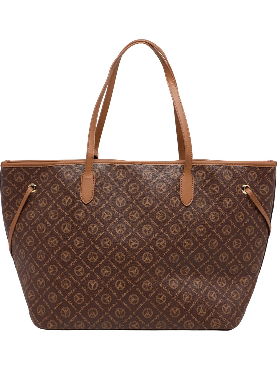 

Сумка-шоппер Carlo Colucci Desserra, коричневый/темно-коричневый