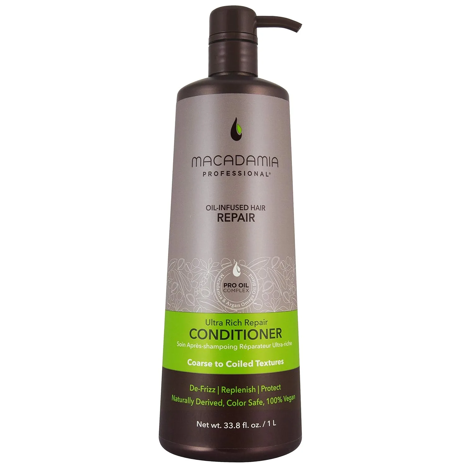 Кондиционер Macadamia Professional Ultra Rich Moisture для глубокого увлажнения сухих вьющихся волос, 1000 мл