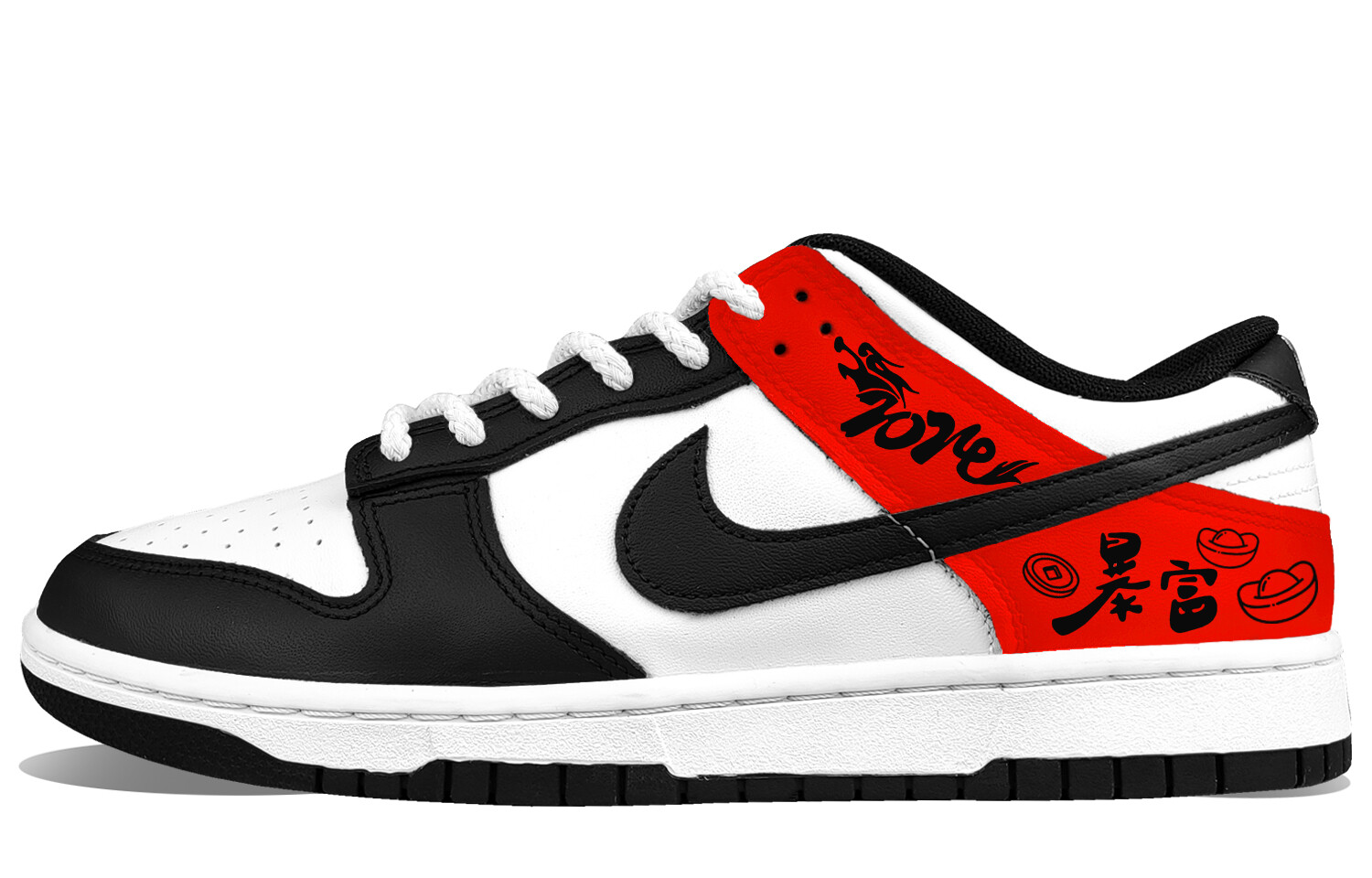 

Кроссовки Nike Dunk Skateboarding Shoes Men Low-top Red, красный