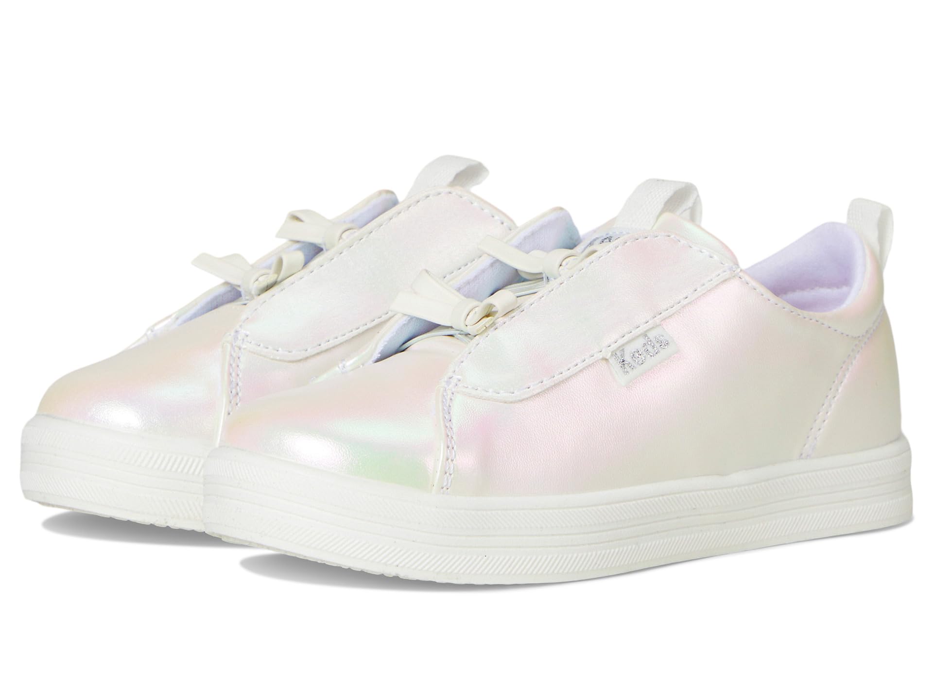 

Кроссовки Keds Kids Kara Slip-On Bows, цвет White Pearlized