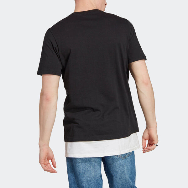 Футболка originals essentials+ made with hemp t-shirt 'black' Adidas, черный — фото 3