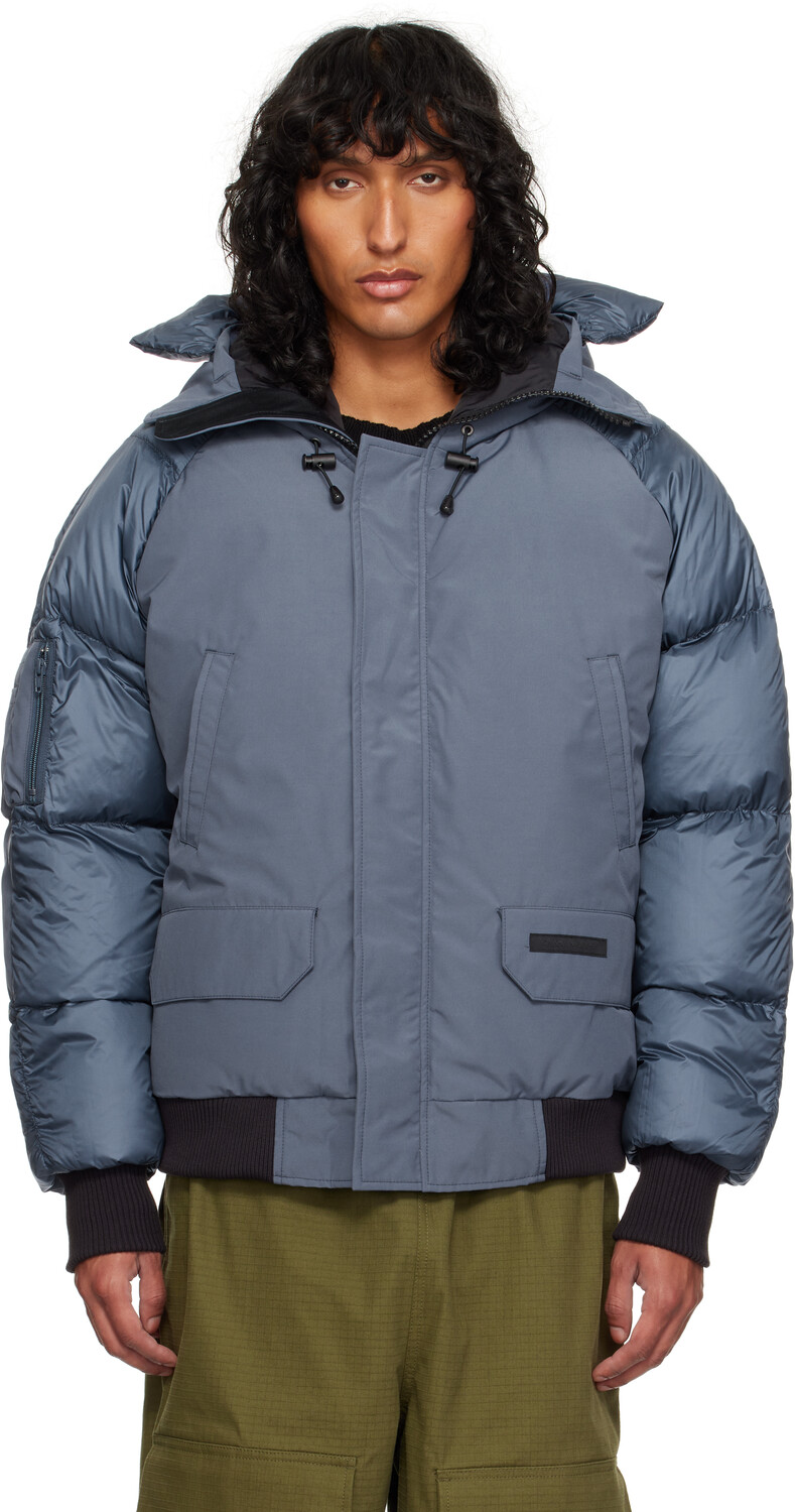 

Синяя куртка-бомбер Paradigm Chilliwack «Black Label» Canada Goose