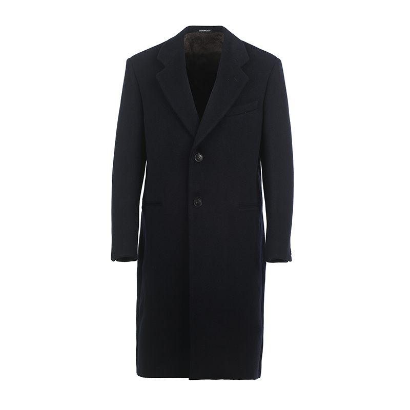 

EMPORIO ARMANI Темно-синее пальто мужское, Dark Blue