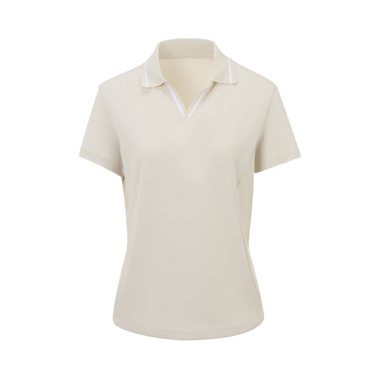 

Тренировочная футболка-поло женская DESCENTE, серый