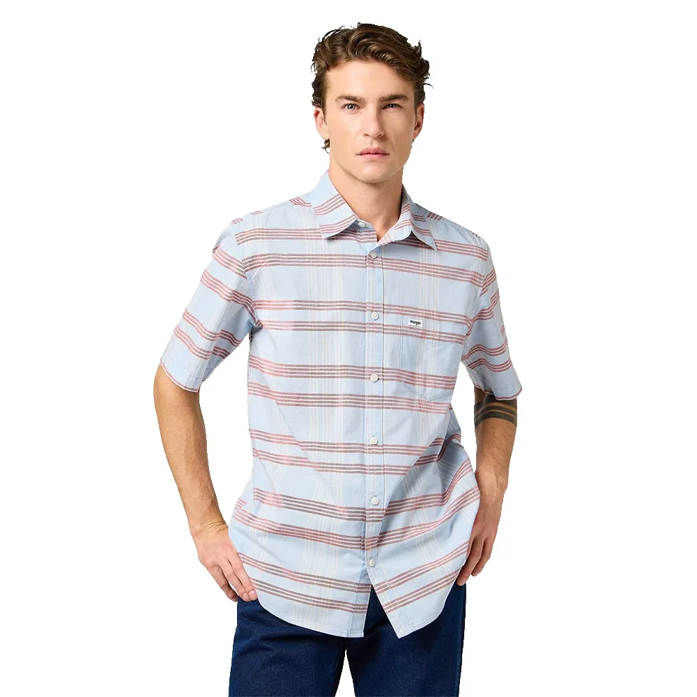 

Рубашка с коротким рукавом Wrangler 1 Pkt, синий