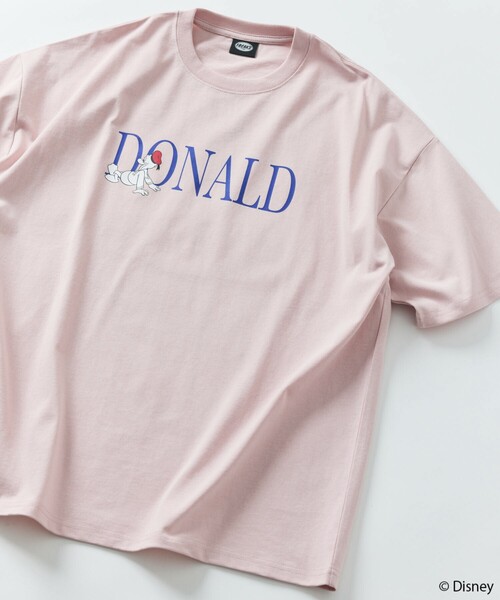 

Футболка с круглым вырезом и двусторонним принтом, лимитированная серия Disney FREAK'S STORE, розовый