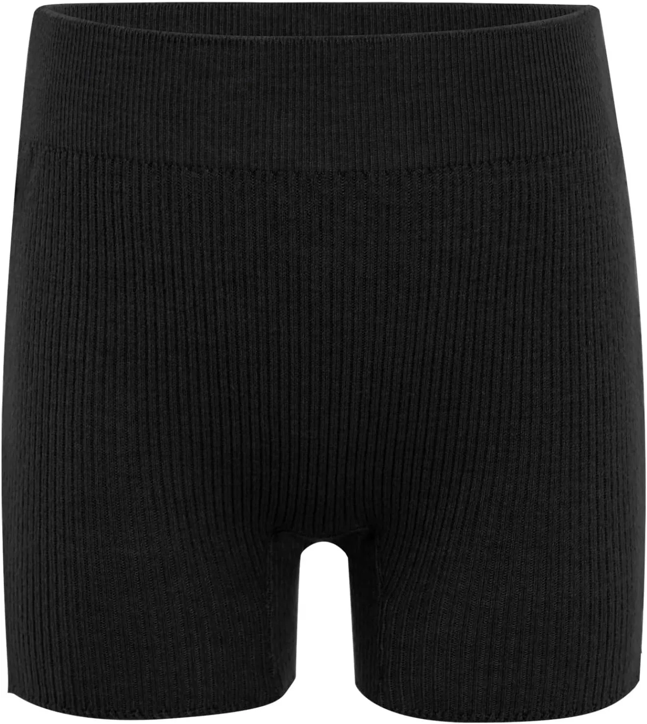 Детские шорты для танцев и спорта, ribbed knitted, JEYPINMI, черный — фото 4
