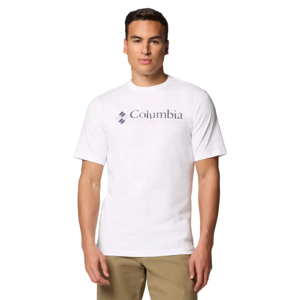 

CSC Basic Logo Columbia Мужская футболка, белый/синий