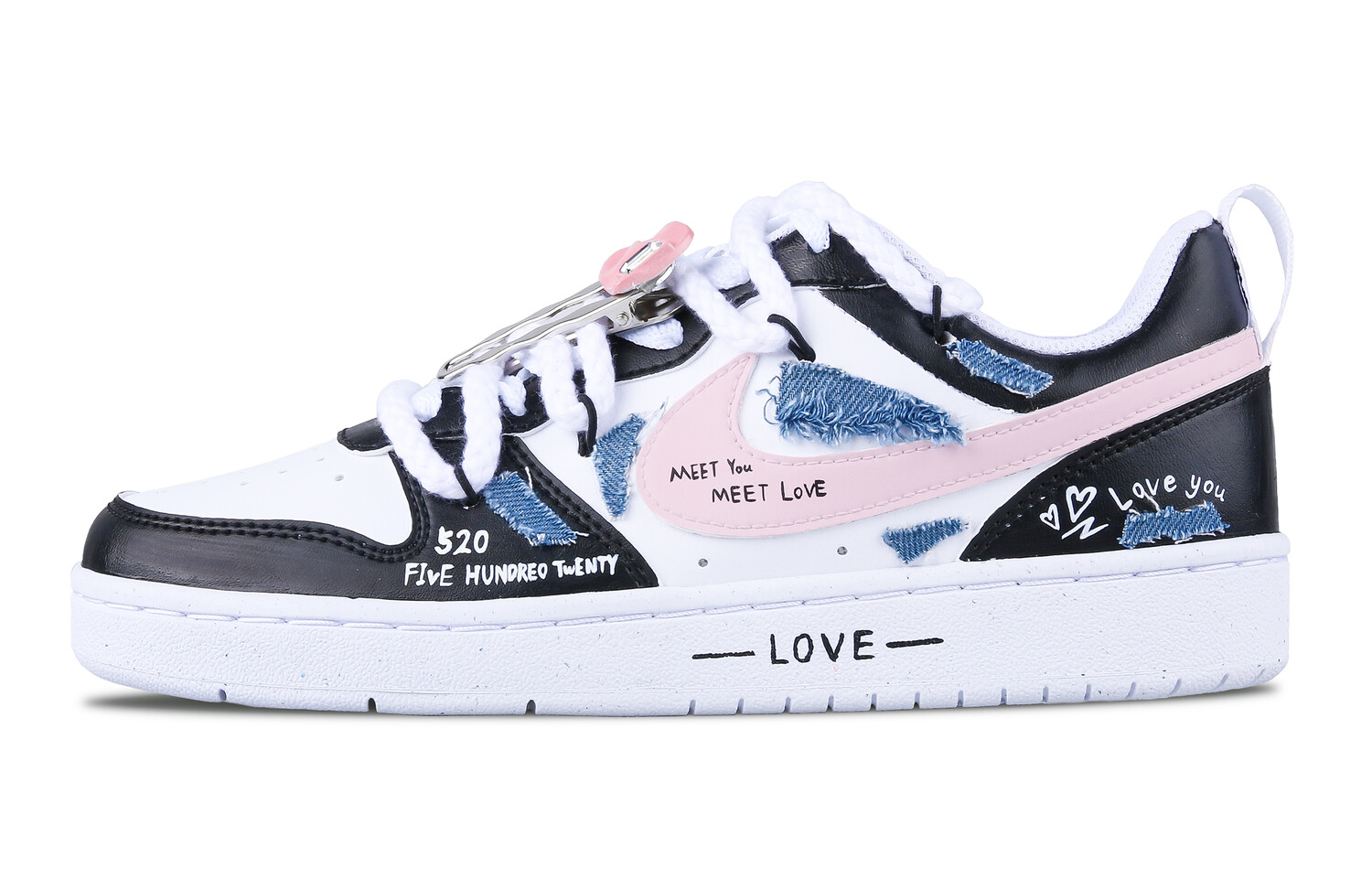 

Женские кроссовки для скейтбординга Nike Court Borough Low, Pink