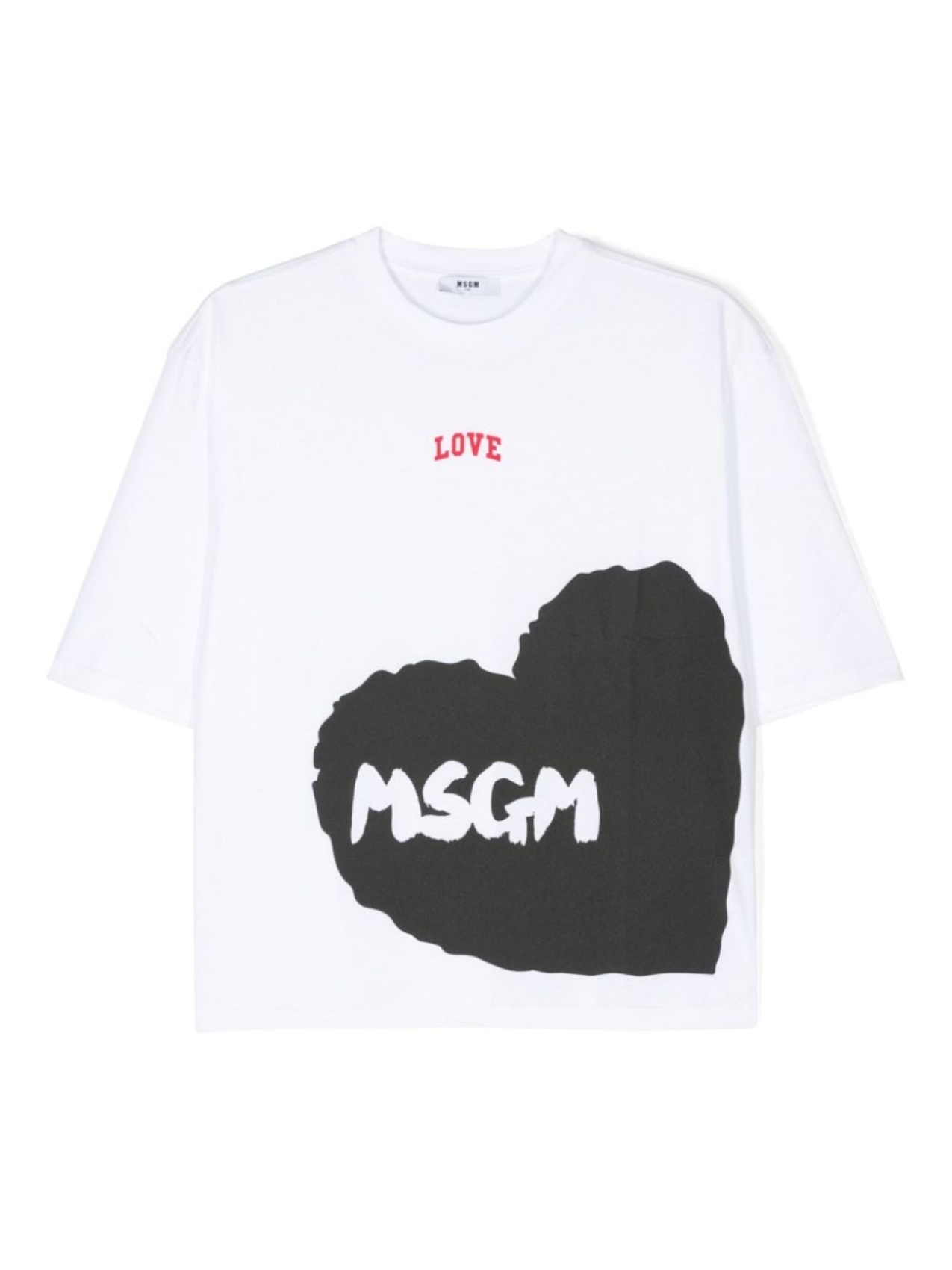 

MSGM Kids футболка с логотипом, белый