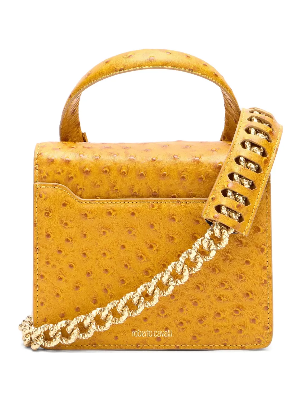 

Сумка-тоут с аппликацией тигра Roar Roberto Cavalli, желтый