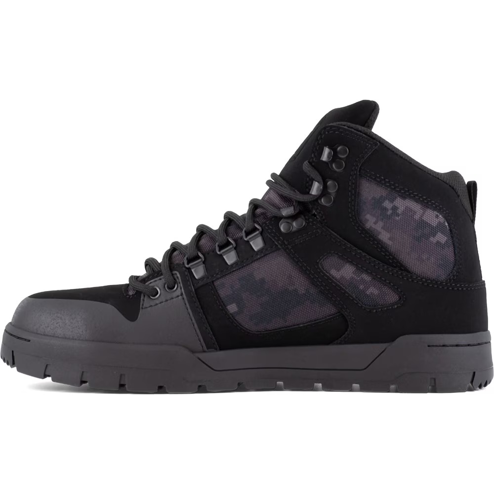 Кроссовки для работы высокие водонепроницаемые с композитным носком Dc Shoes, black camo — фото 3