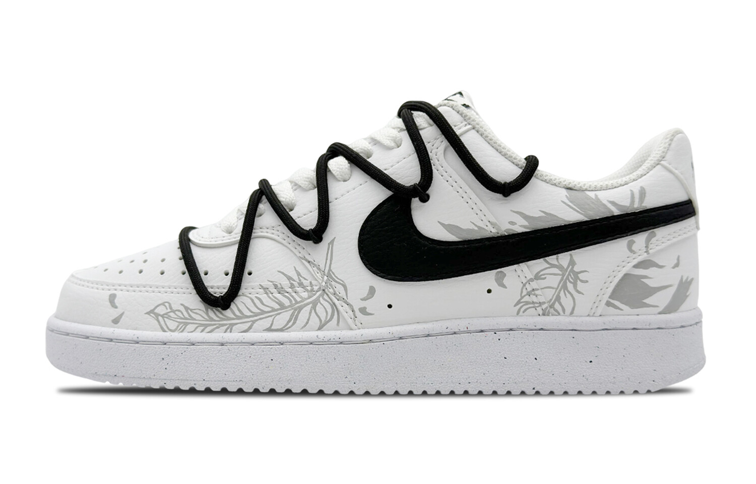 

Кроссовки Nike Court Vision 1 Skateboarding Shoes Women's Low-top White/black/gray, белый