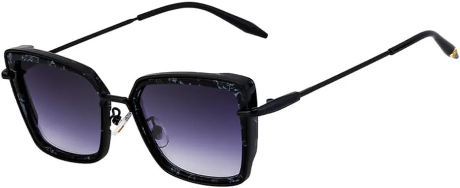 

Панк-солнцезащитные очки для женщин, винтажные солнцезащитные очки с градиентом, защита от УФ-излучения UV400, очки в уличном стиле LANGSER, As Picture C1