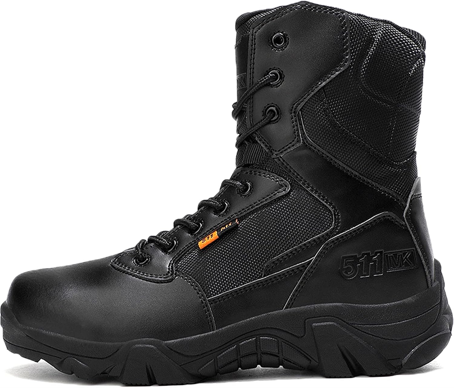 

Мужские трекинговые ботинки hongrenamz, водонепроницаемые, легкие, для пеших прогулок, походов и кемпинга, дышащие, с нескользящей подошвой, для улицы, черные, размер EU45/US11