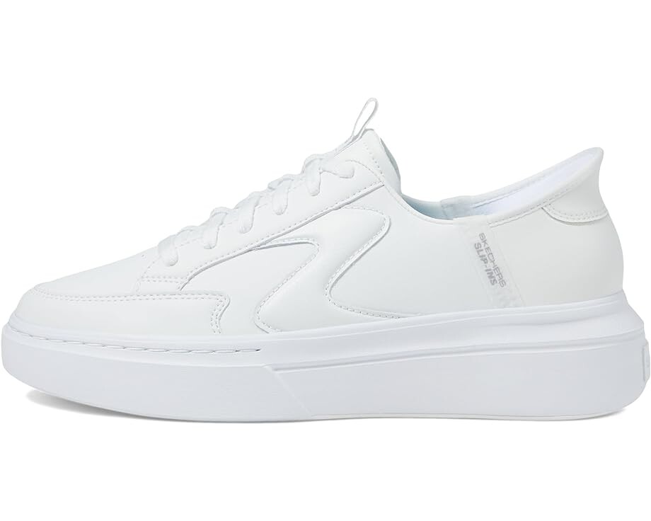 Кроссовки SKECHERS Court Classics Cordova Classic - New Reign Hands Free Slip-Ins, белый — фото 4