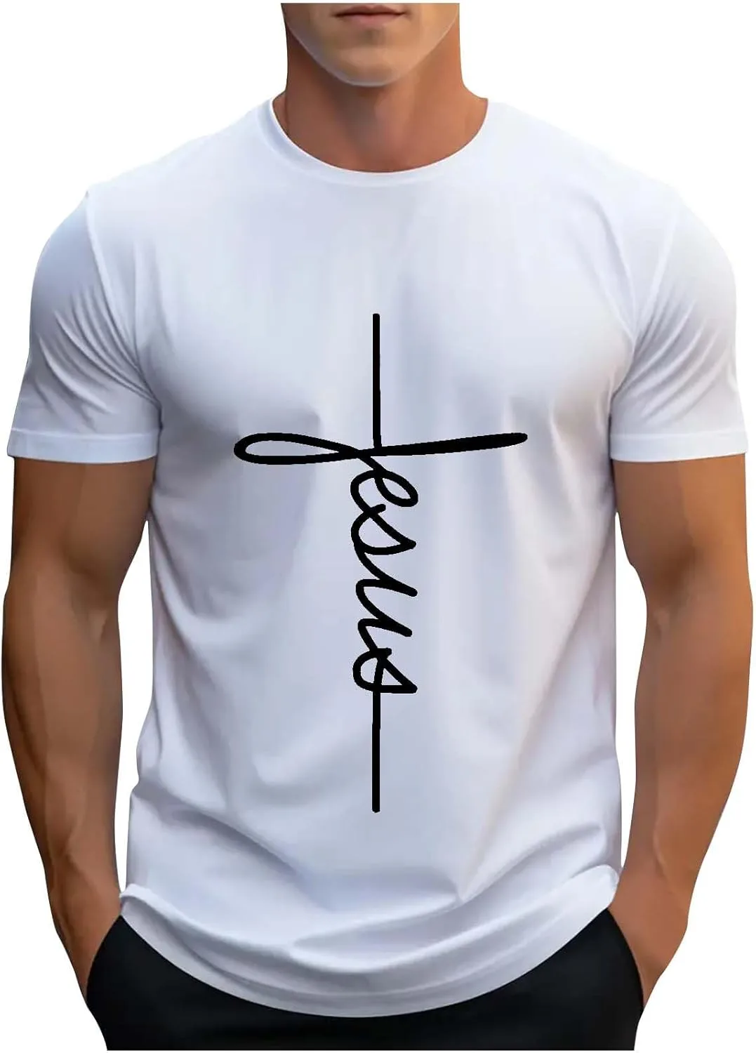 

Футболка Men Faith с христианским принтом