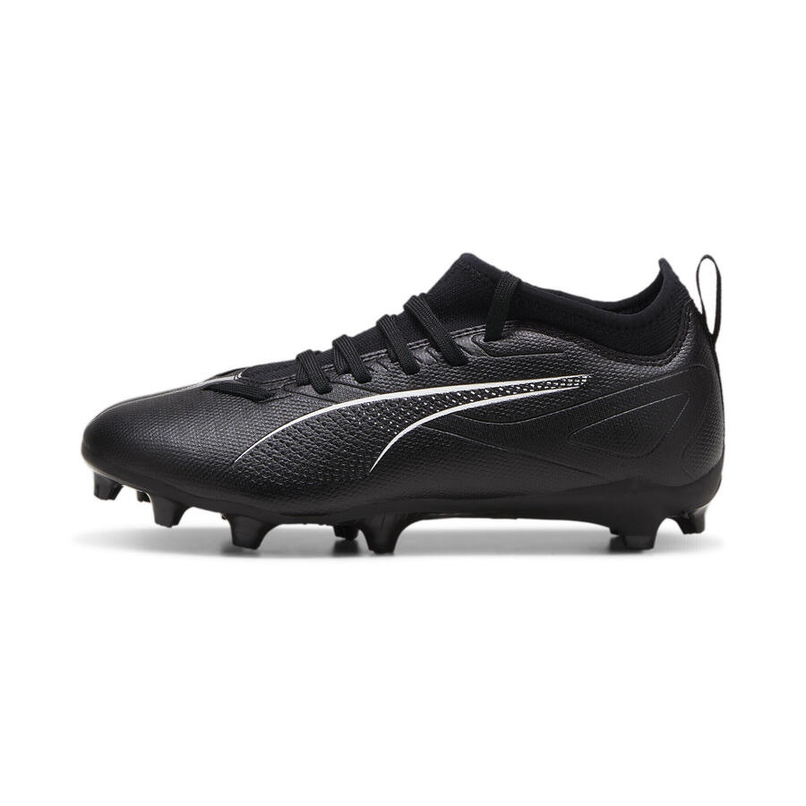 Футбольные бутсы ULTRA 5 MATCH FG/AG для молодежи PUMA, черные, белые — фото 3