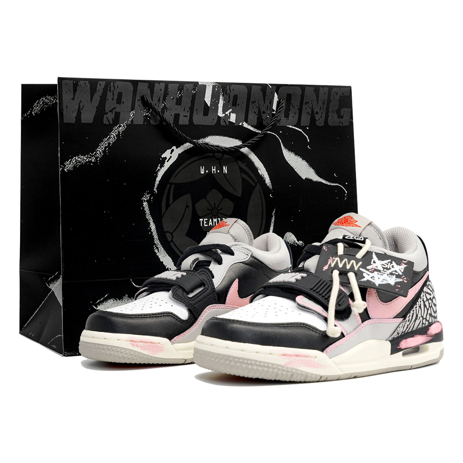 

Детские баскетбольные кроссовки Legacy 312 Low Top для подростков Jordan, черный