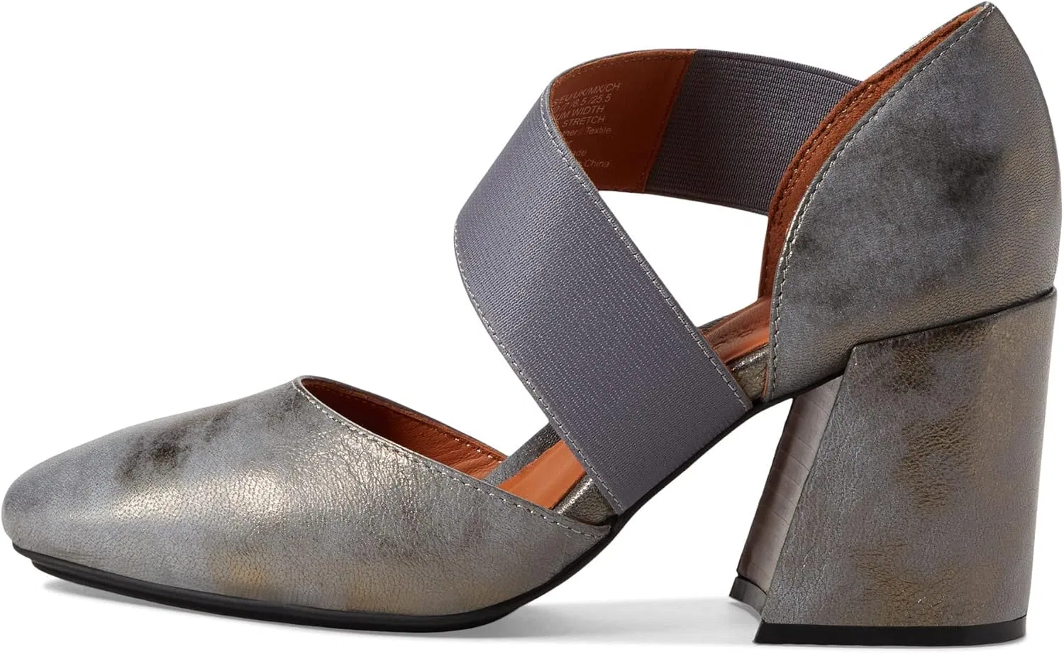 Женские туфли-лодочки Gentle Souls by Kenneth Cole Isabel Stretch Court Shoes, Pewter Colour — фото 4