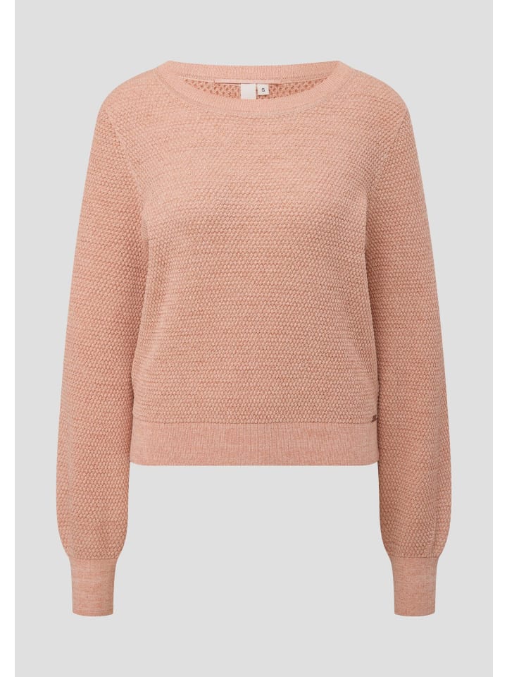 

QS Вязаный свитер цвета 20W0_папайя