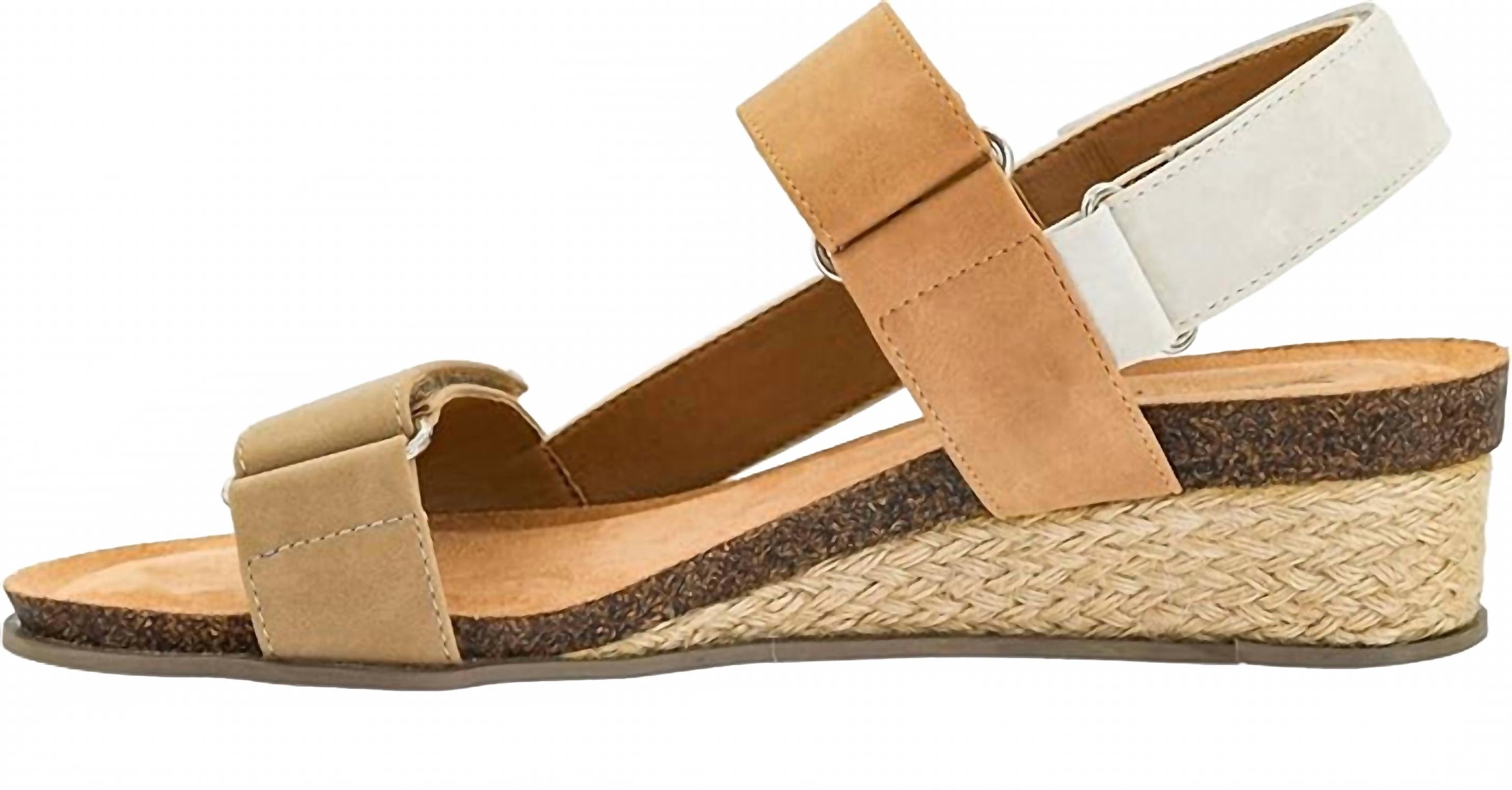 Женские сандалии Roadie в бежевом цвете Corkys Footwear — фото 2